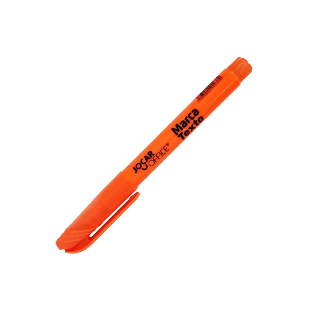 CANETA MARCA- TEXTO, FLUORESCENTE ALARANJADA