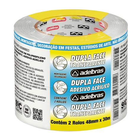FITA DUPLA FACE 25MMX30M.