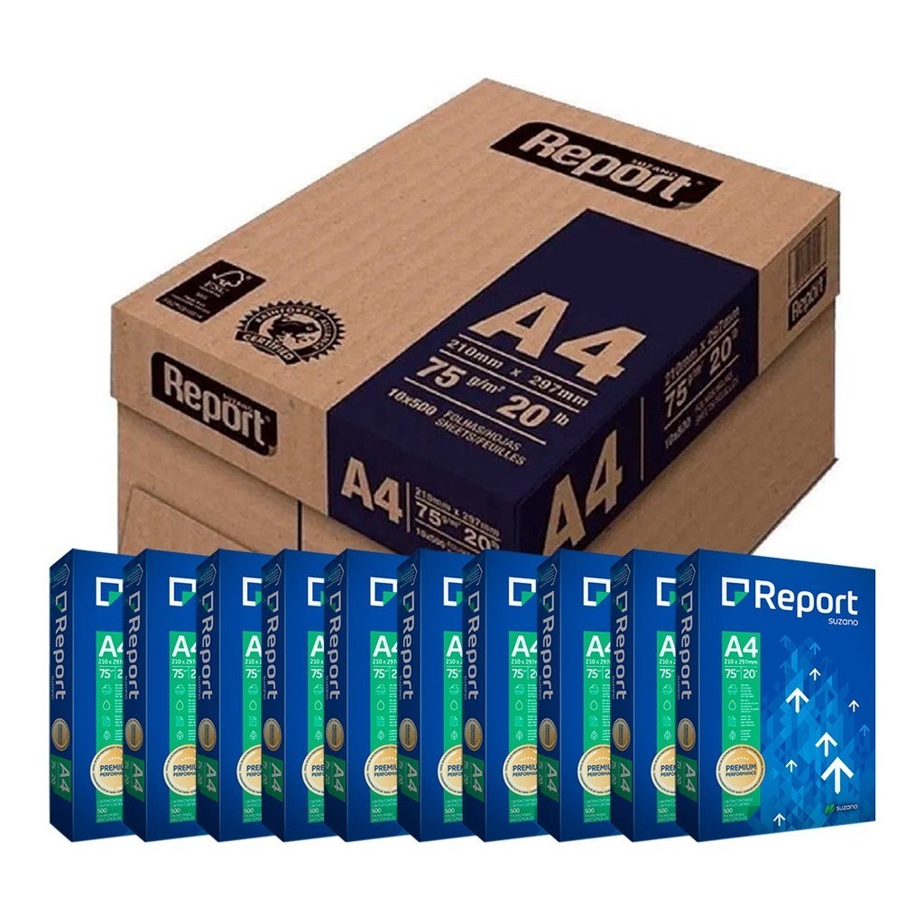 RESMA DE PAPEL A4 210x297/MM 75G/M²