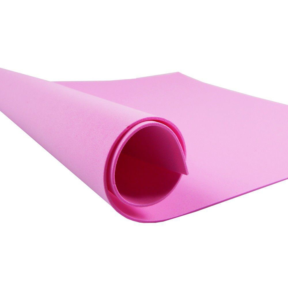 FOLHA DE E.V.A. NA COR ROSA