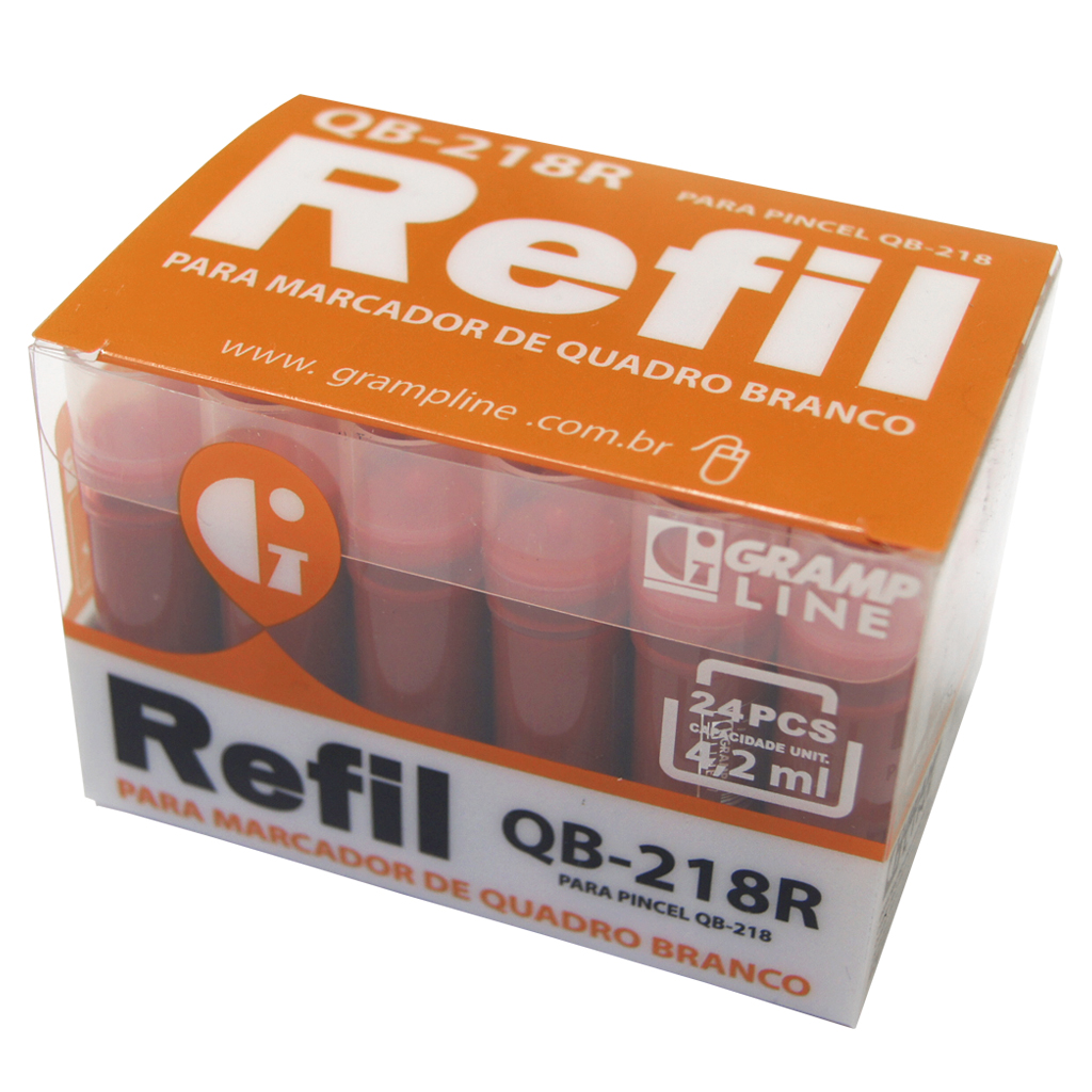 CARTUCHO PARA REPOSIÇÃO VERMELHA PARA MARCADOR PARA QUADRO