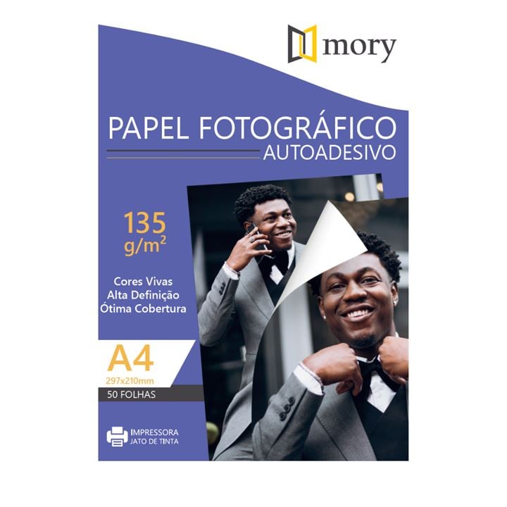 PAPEL ADESIVO A4 FOSCO