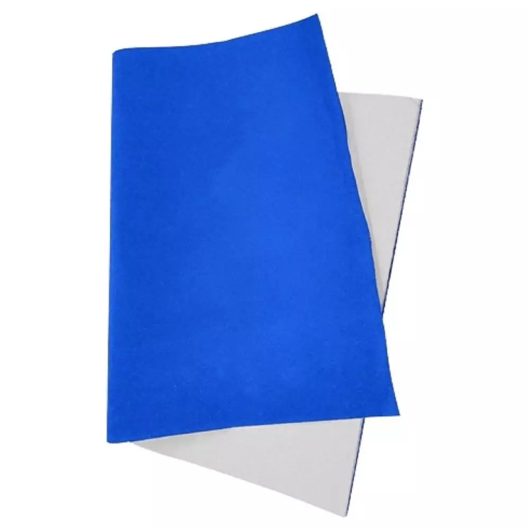 PAPEL CAMURÇA AZUL DIMENSÃO 40X6, PCT C/25UND